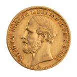Herzogtum Braunschweig-Lüneburg/Gold - 20 Mark 1875/A, Herzog Wilhelm (1830-1884),