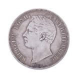 1 x Württemberg/ Silber - Doppeltaler 1846, König Wilhelm,