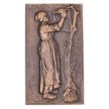Frankreich - Bronzeplakette o.J. (1914), Nivet, Ernest (1871 - 1948),