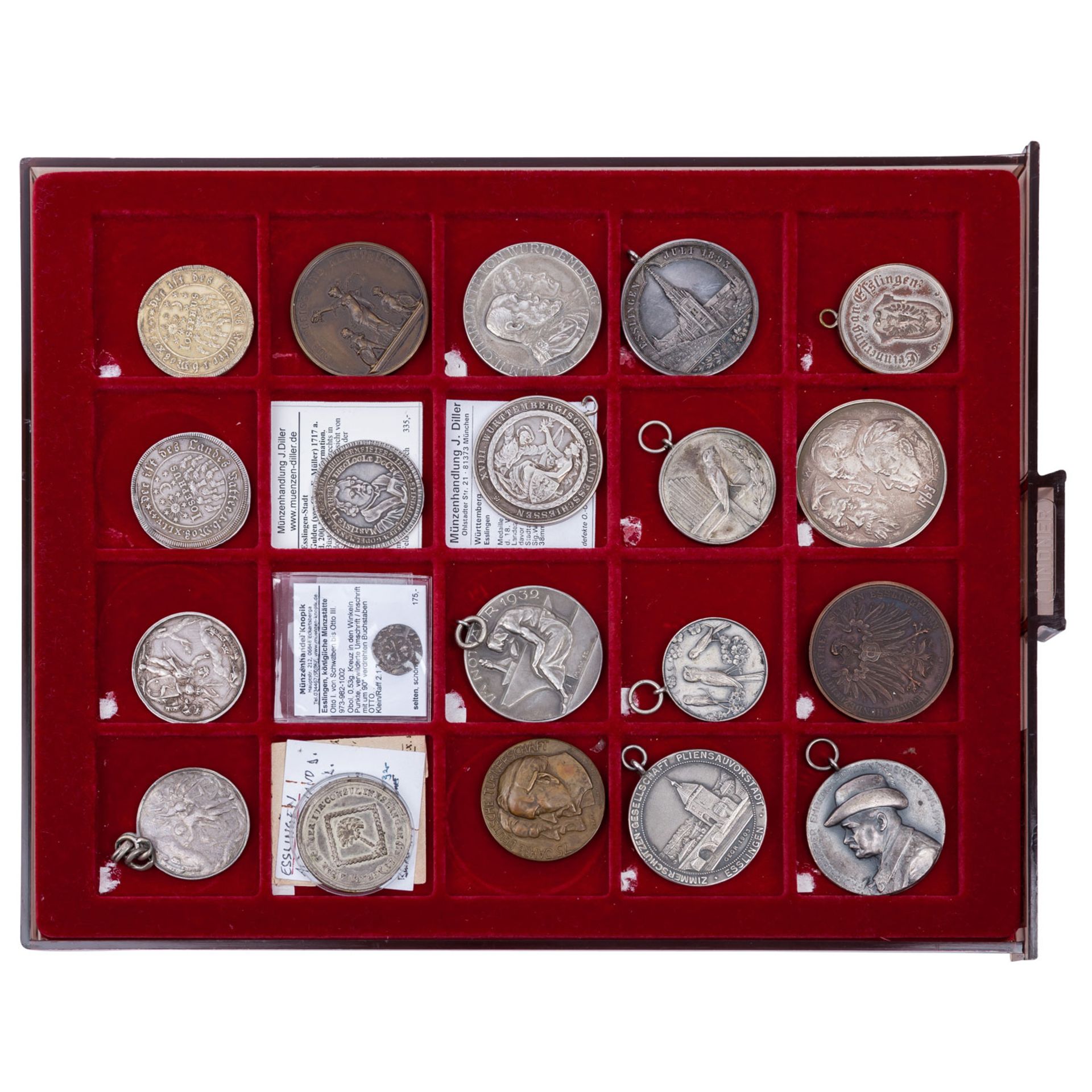 Esslingen - Spannende Großsammlung von Münzen, Medaillen, Plaketten und weiteres über die Stadtgesch - Image 5 of 7
