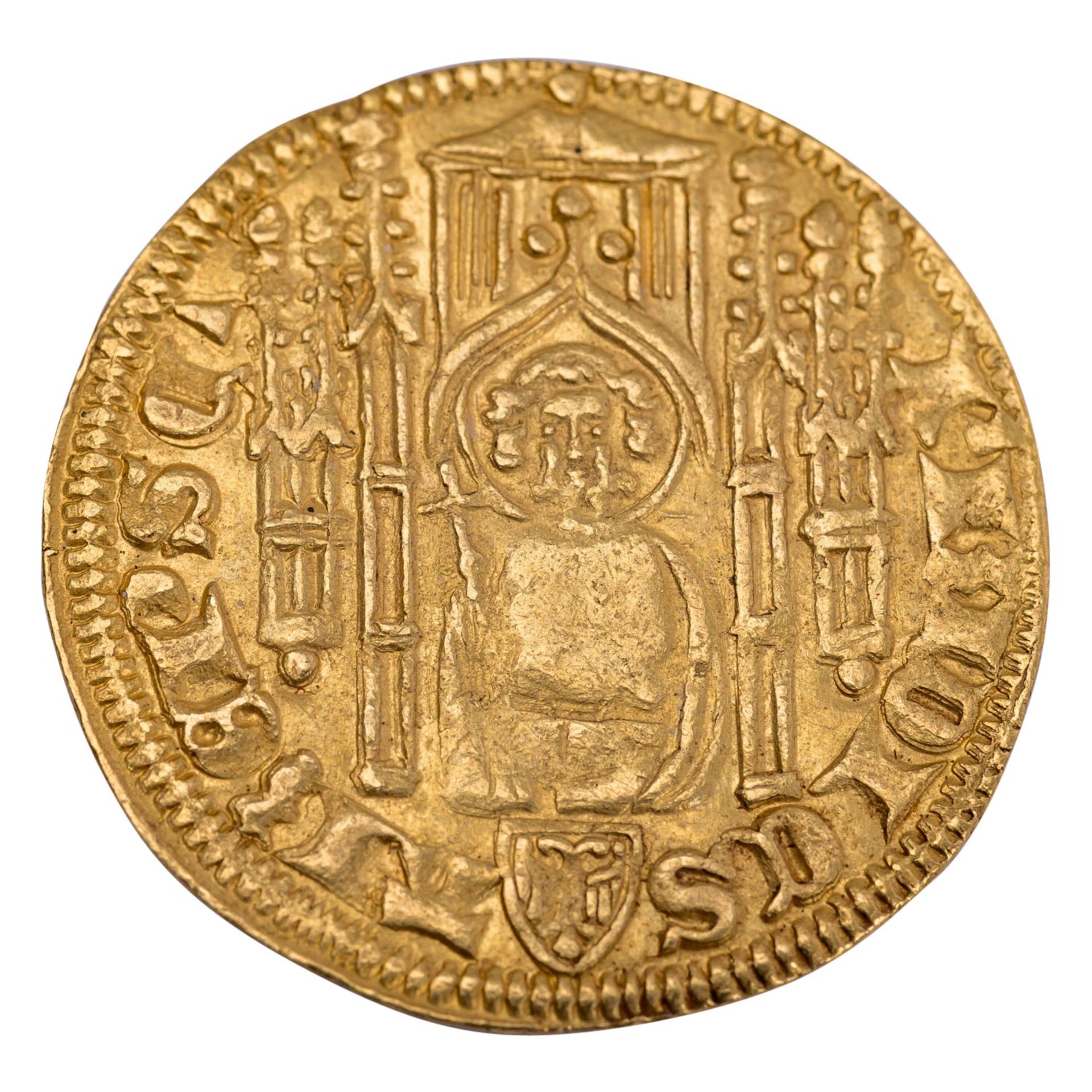 Erzbistum Köln /GOLD - Friedrich III. von Saarwerden, Goldgulden, o. J. (um 1377) - Image 2 of 2