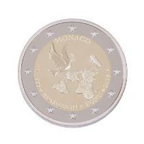 Monaco - 2 Euro Gedenkmünze '20 Jahre UNO-Mitgliedschaft' 1993-2013 PP