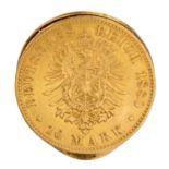 Großherzogtum Mecklenburg-Strelitz/Gold - 10 Mark 1880/A,