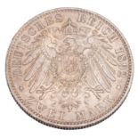 Großherzogtum Sachsen-Weimar-Eisenach/ Silber - 2 Mark 1892/A, 