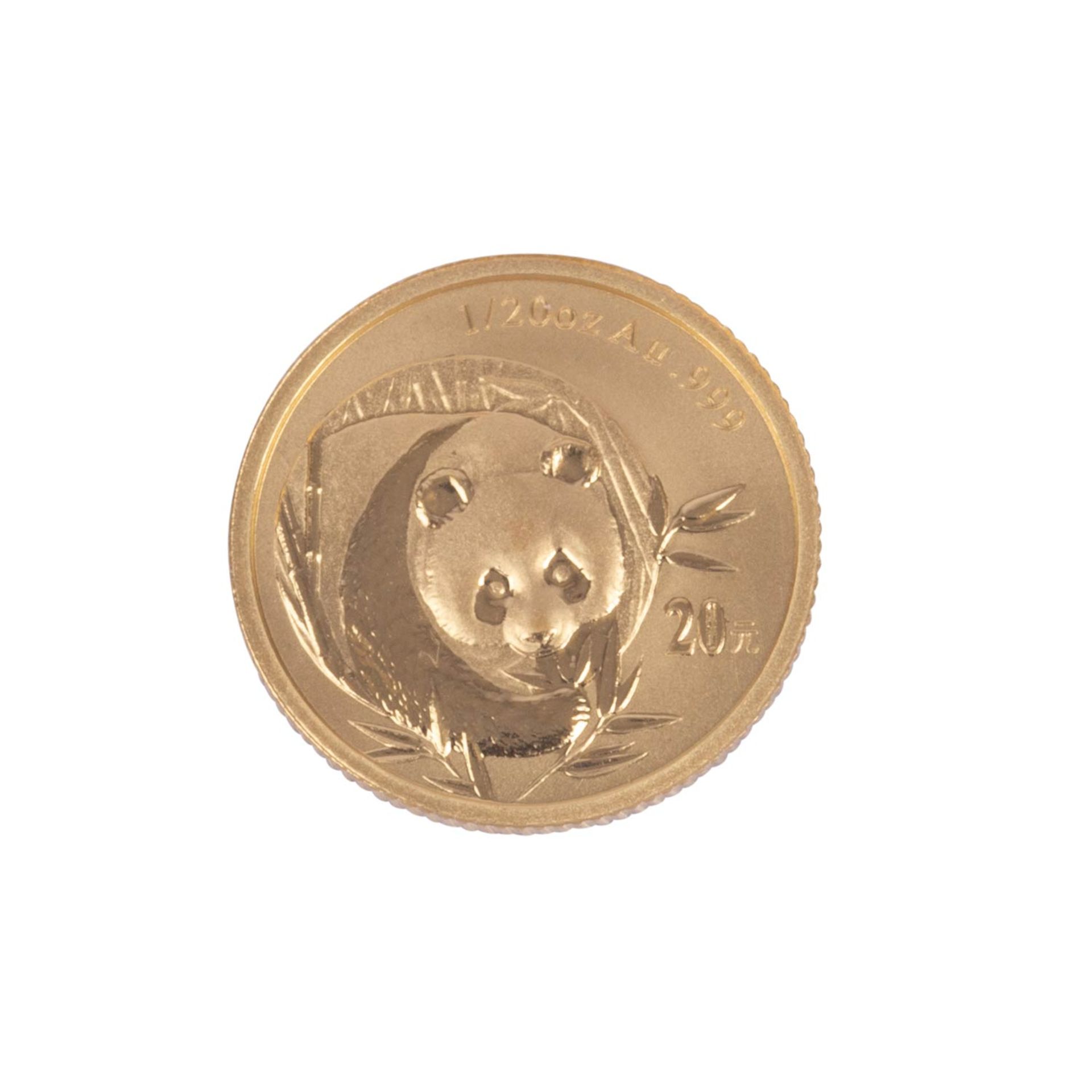Volksrepublik China - Gold Panda Set 2003 mit  500/ 200/ 100/ 50/ 20 Yuan,  - Bild 11 aus 12