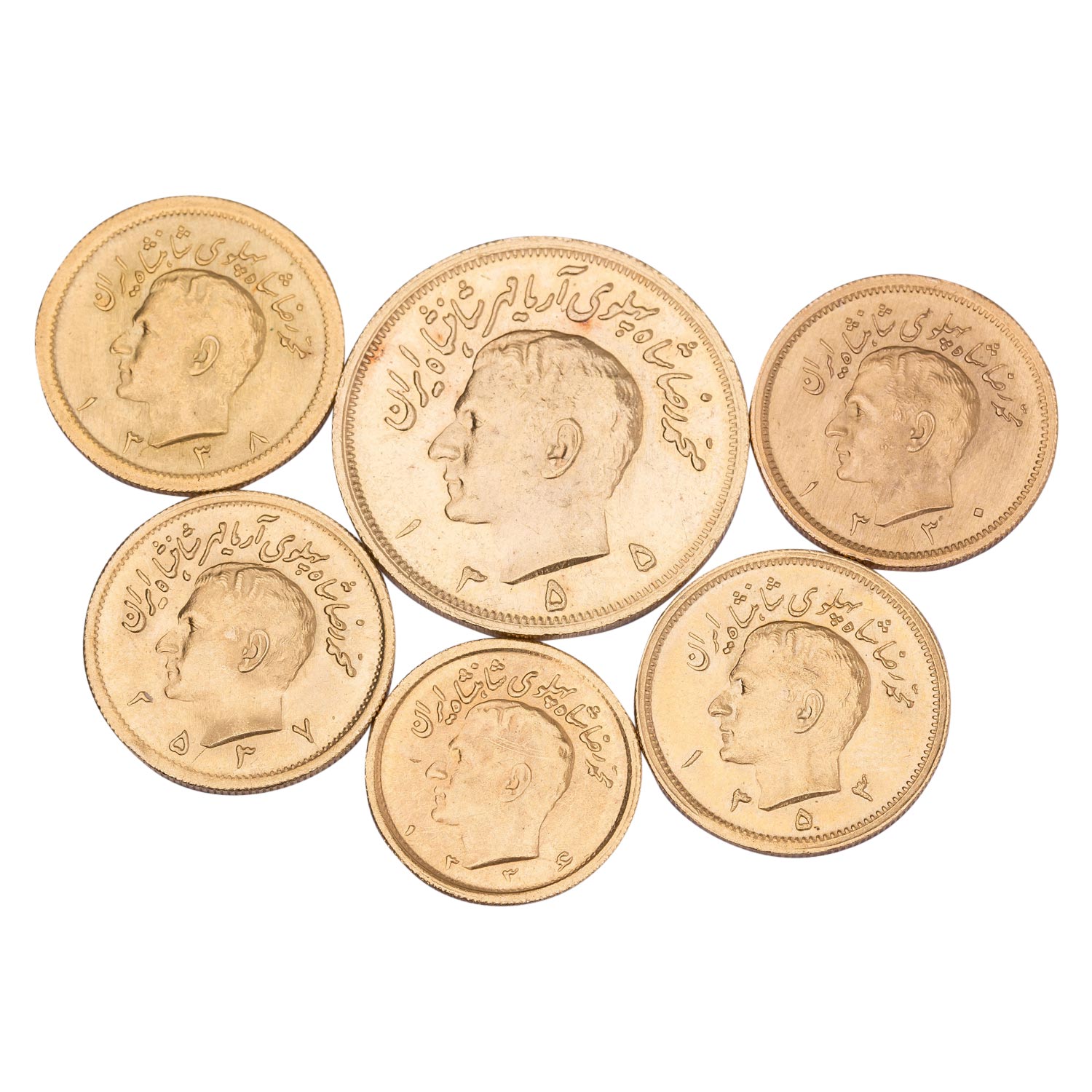 Iran - Goldkonvolut von 6 Münzen, - Image 2 of 2
