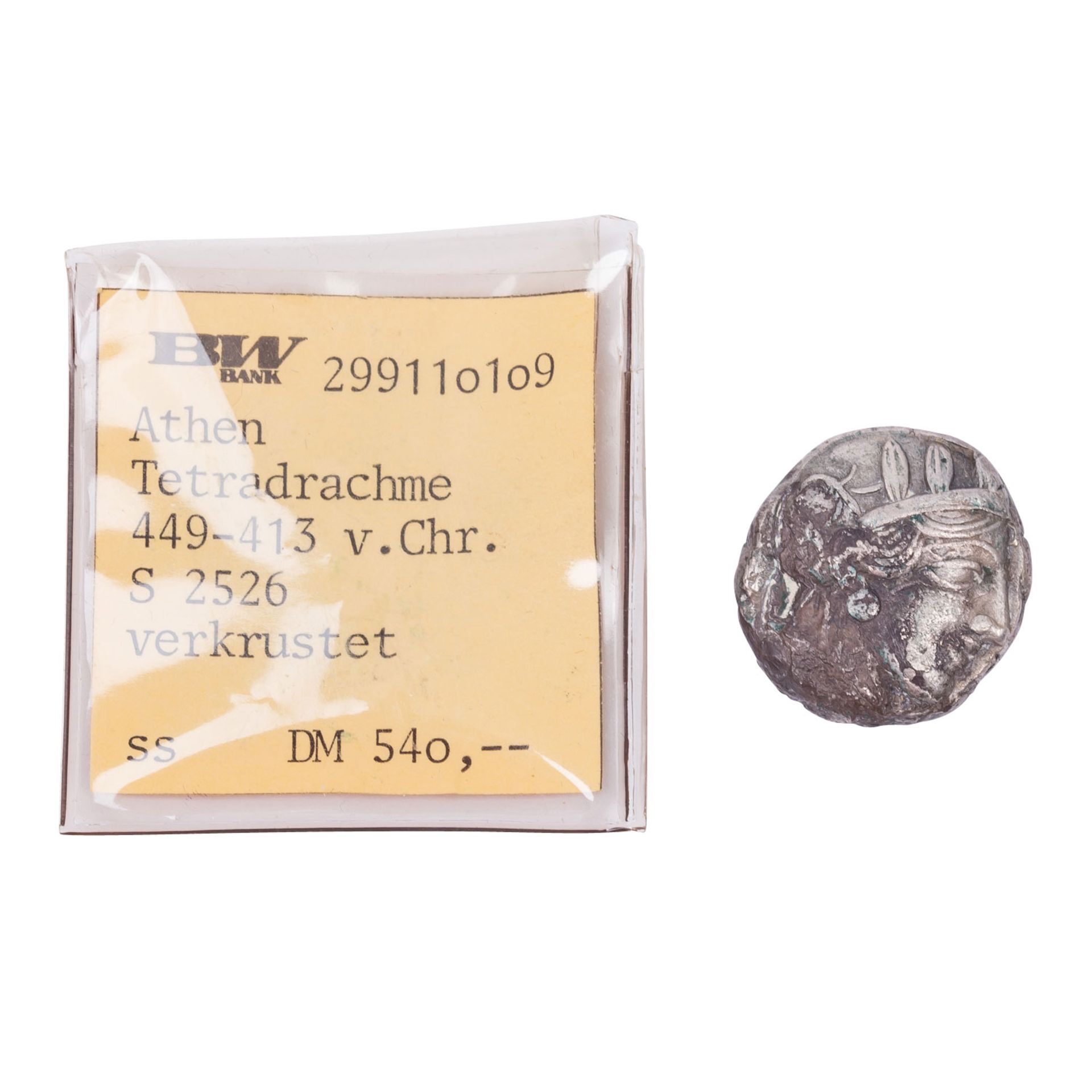 Athen/Silber - Tetradrachme 5.Jh.v.Chr., - Bild 3 aus 3