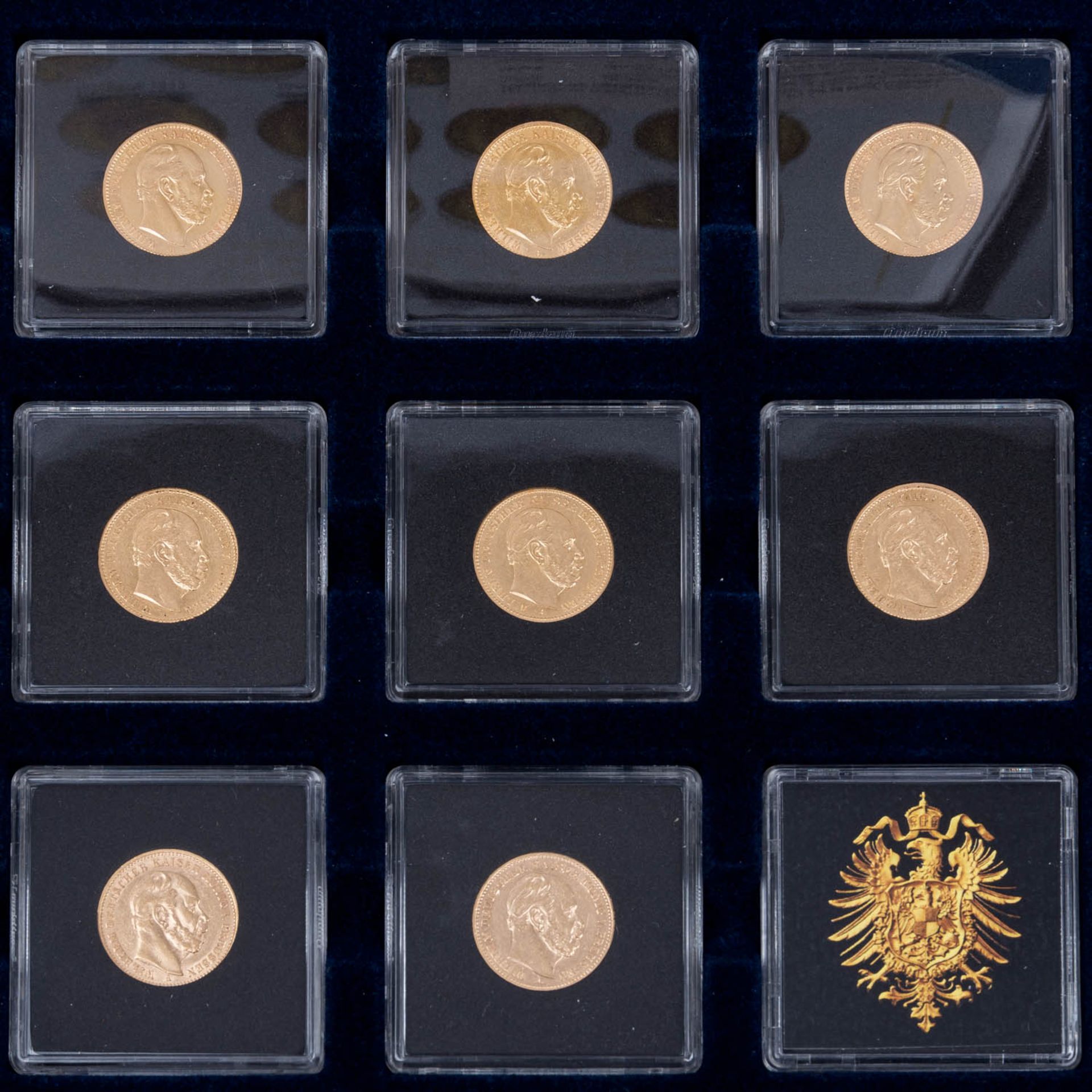 Dt. Kaiserreich/ Preussen sog. "14er Set 20 Mark Wilhelm I." in Gold -  - Bild 3 aus 5