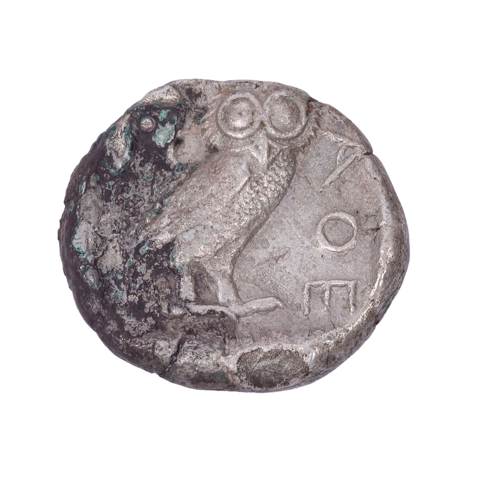 Athen/Silber - Tetradrachme 5.Jh.v.Chr., - Bild 2 aus 3