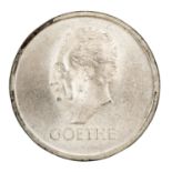 Weimarer Republik/Silber - 5 Reichsmark 1932/D, 100.Todestag Goethes,