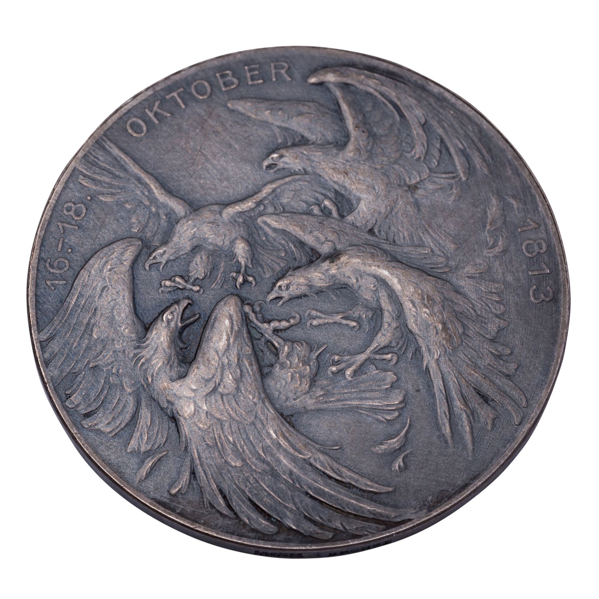 Dt. Kaiserreich - Versilberte Bronzemedaille 1913, - Bild 2 aus 2