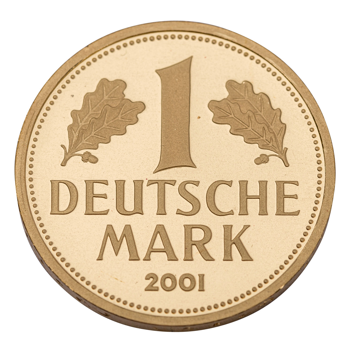 BRD/GOLD - 1 Deutsche Mark 2001 J. J.481.