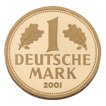 BRD/GOLD - 1 Deutsche Mark 2001 J. J.481.