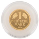 BRD/GOLD - 1 Deutsche Mark 2001 F. J.481.