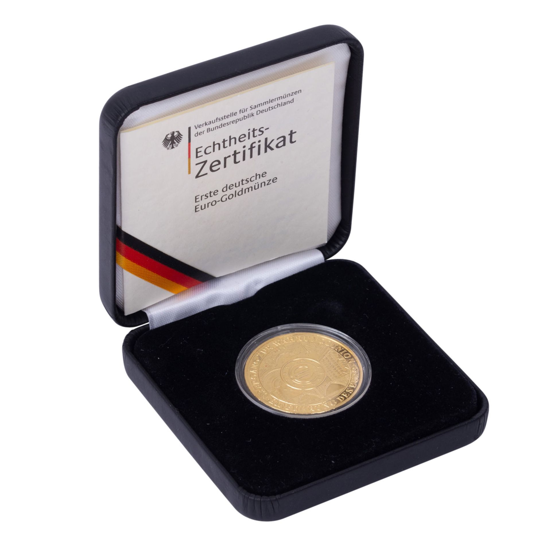 BRD/GOLD - 200 Euro 1 oz GOLD fein, Währungsunion 2002/D - Bild 3 aus 3