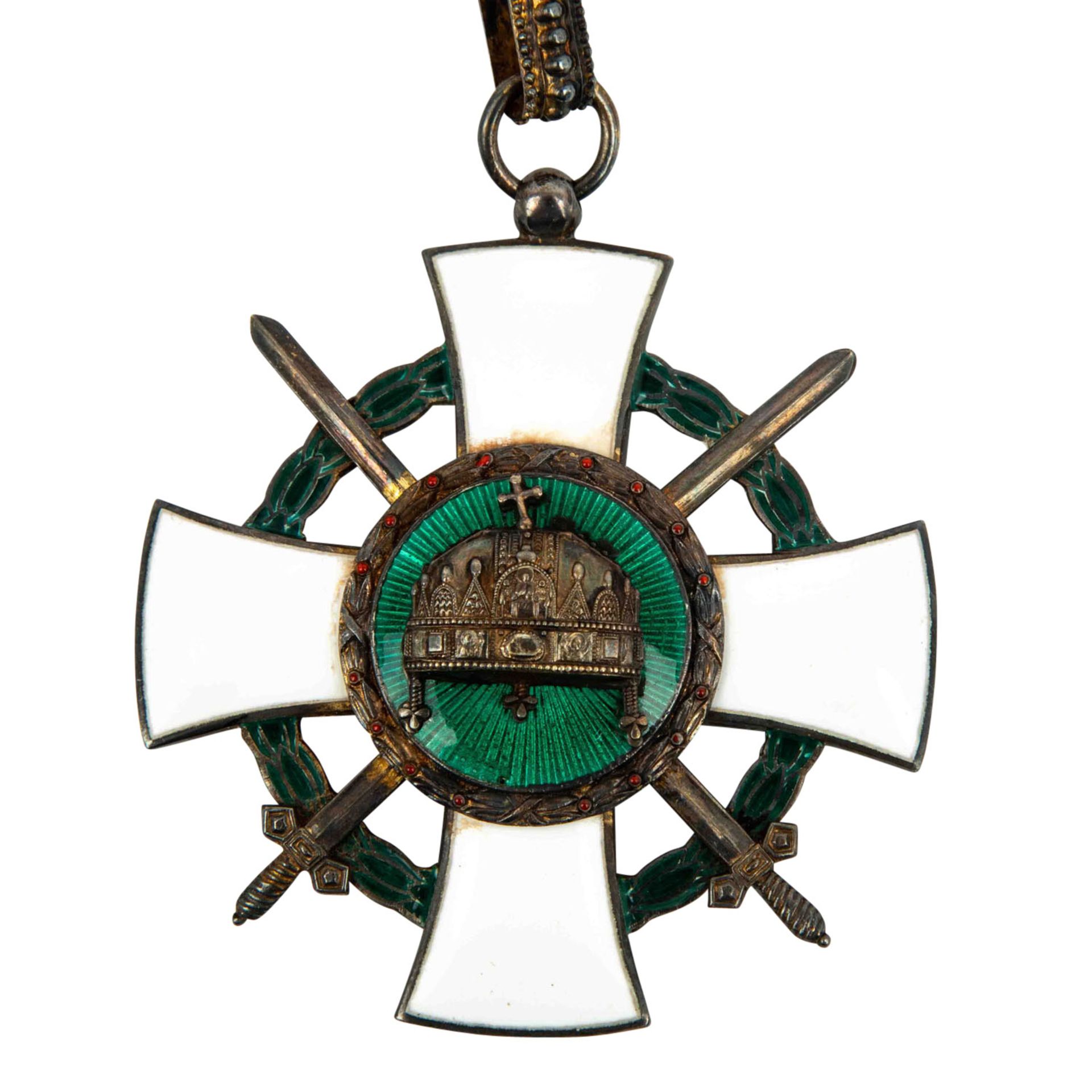 Österreich/Ungarn - Ritterkreuz-Orden der ungarischen heiligen Krone mit Schwertern um 1942,  - Bild 2 aus 4