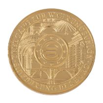 BRD/GOLD - 200 Euro 1 oz GOLD fein, Währungsunion 2002/D