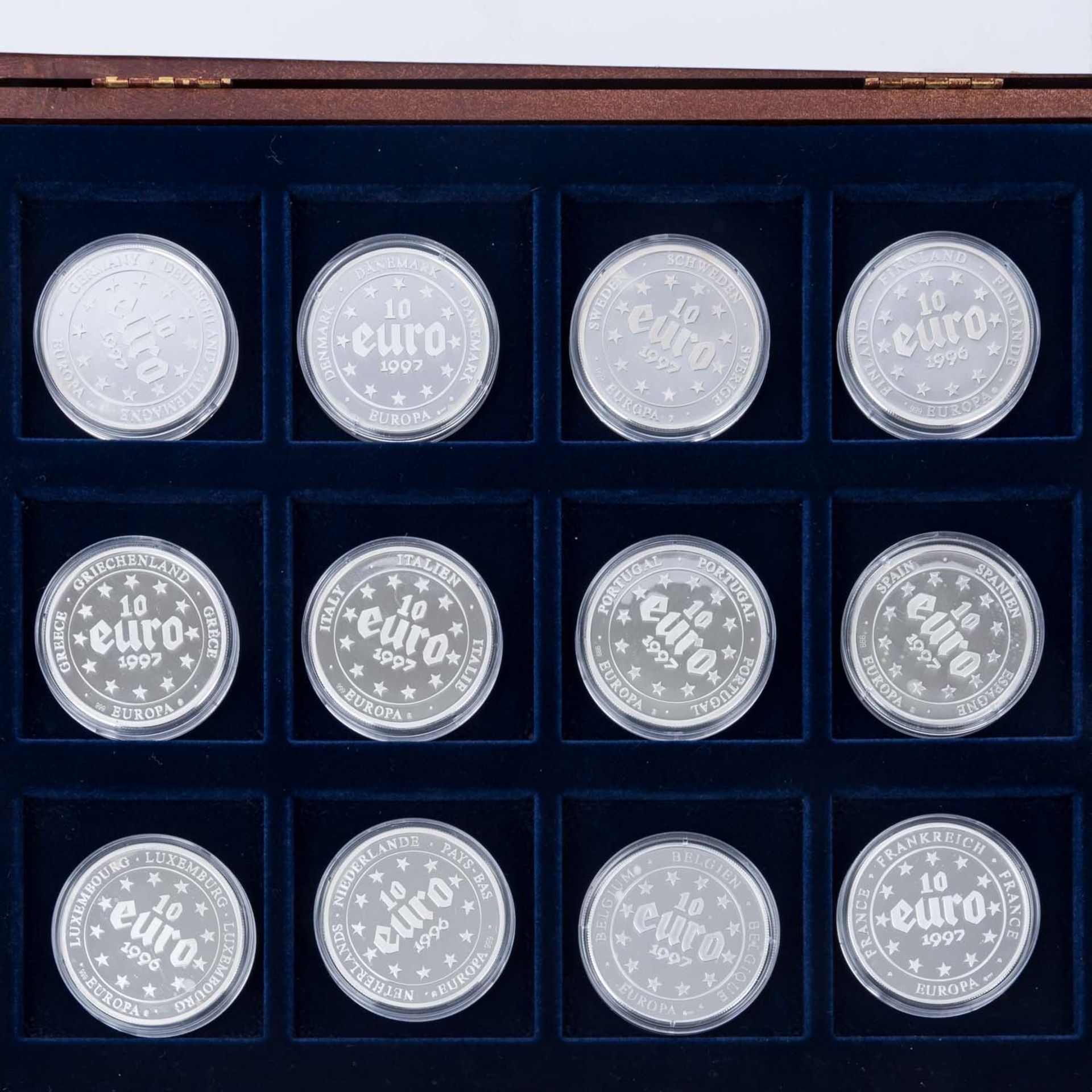Kleines gemischtes Silber-Konvolut mit Münzen und Medaillen. Ca. 60 Stück. - Bild 6 aus 6