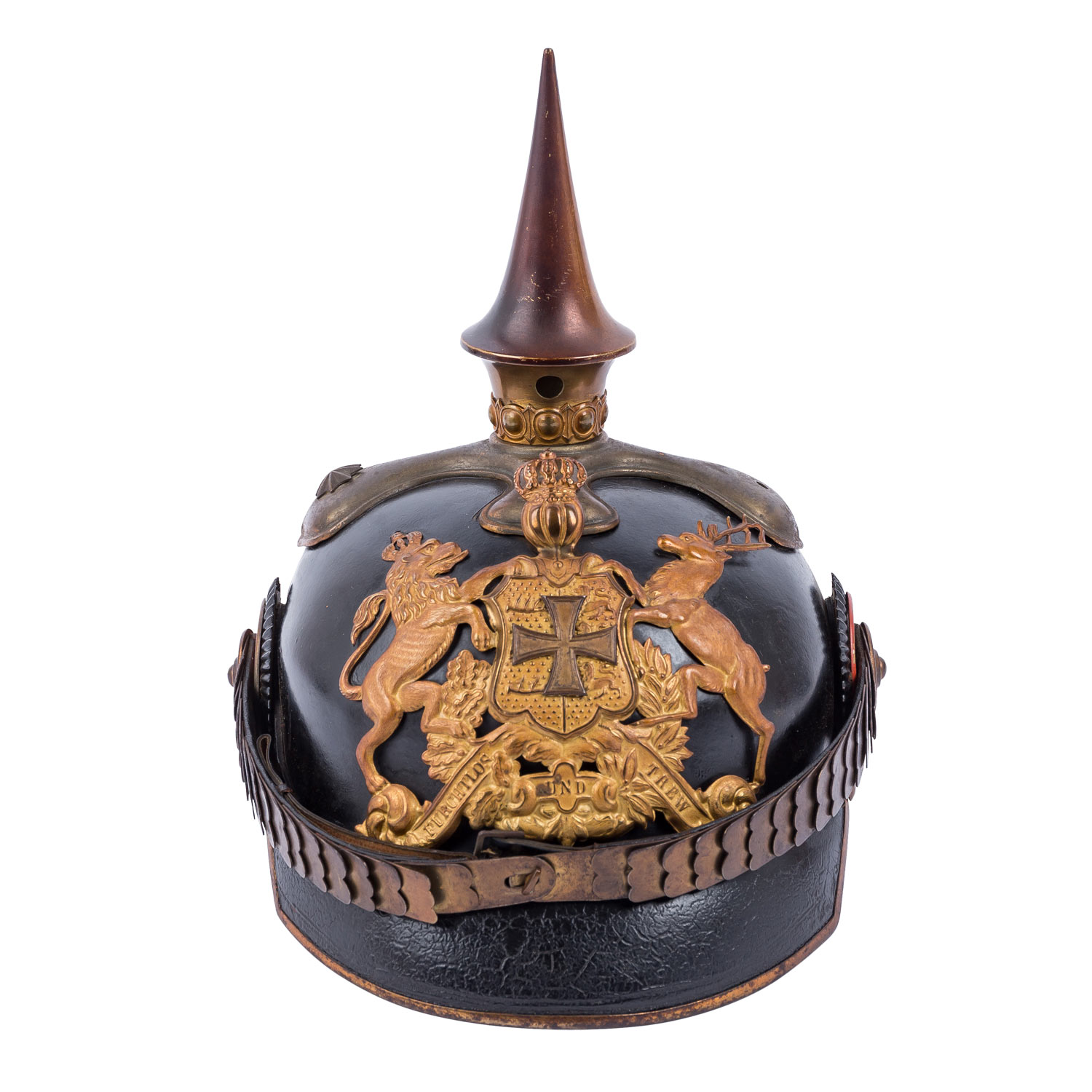 Württemberg - Pickelhaube um 1910 für einen Reserveoffizier, - Image 3 of 4