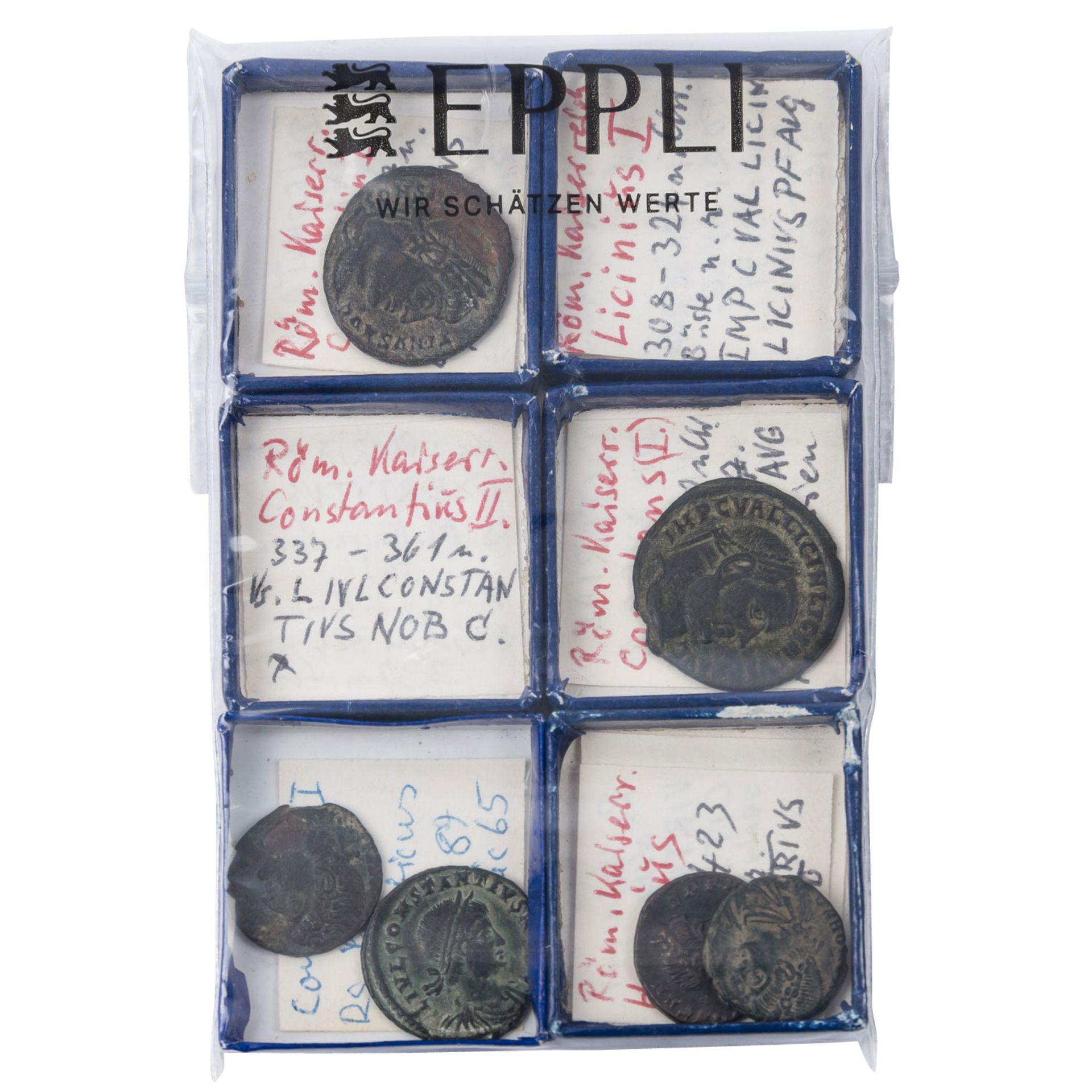 Römische Spätantike 10 Münzen aus dem 4./5.Jh., - Image 2 of 3