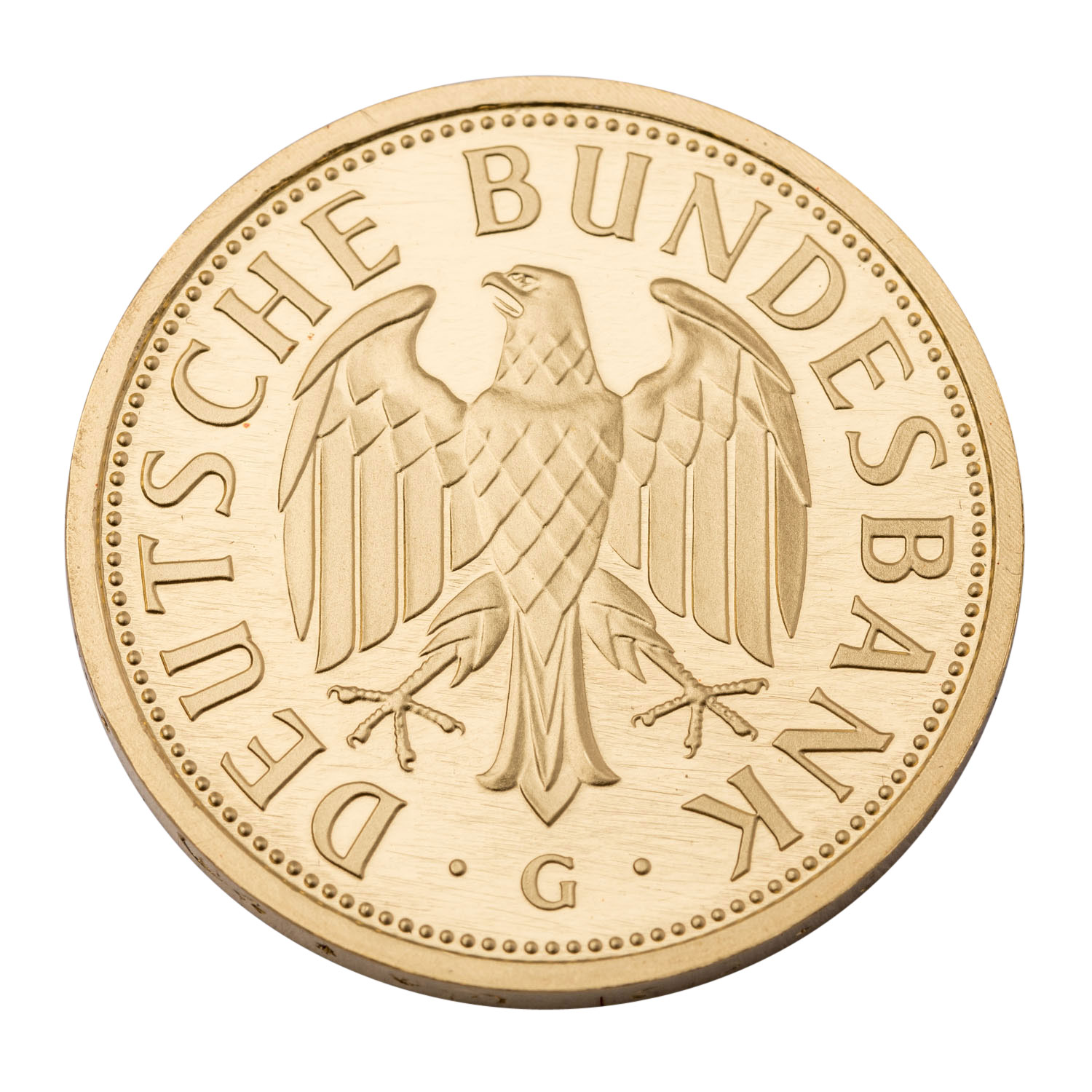 BRD/GOLD - 1 Deutsche Mark 2001 G J.481. - Image 2 of 2