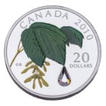 Kanada - 20 Dollar 2010, Kristall Regentropfen, Swarowski Kristall, 