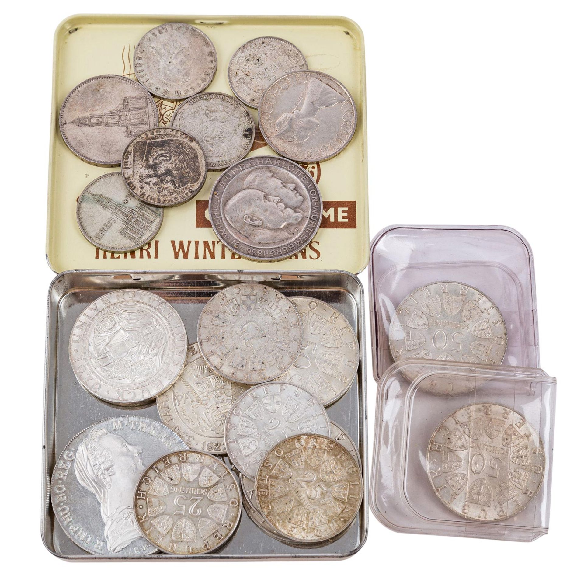 Kl. gemischtes Konvolut - Münzen u.a. aus Schweiz, Österreich, USA, etc.  - Bild 3 aus 4