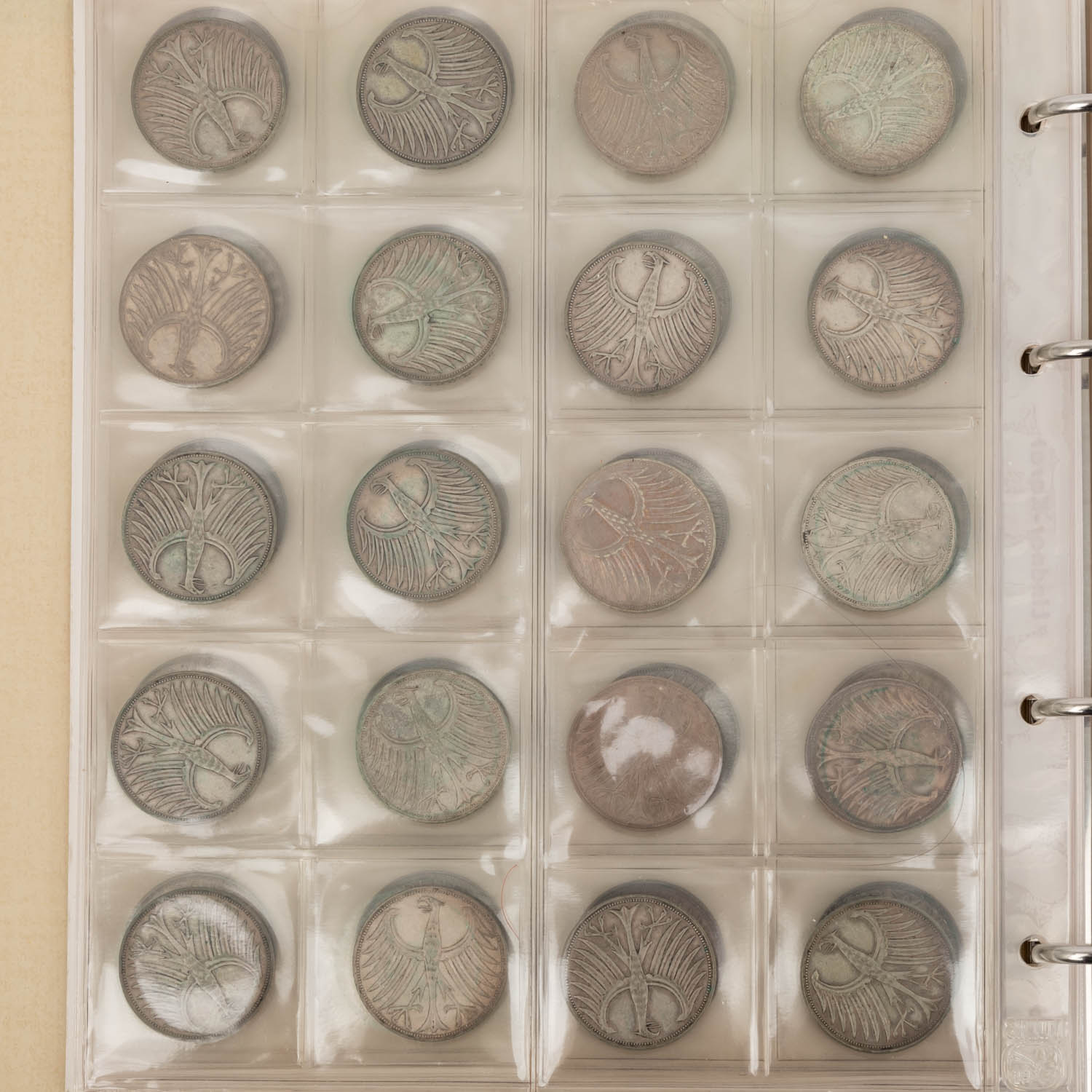 BRD - Sammlung Kursmünzen mit 97 x 5 DM - Image 2 of 3