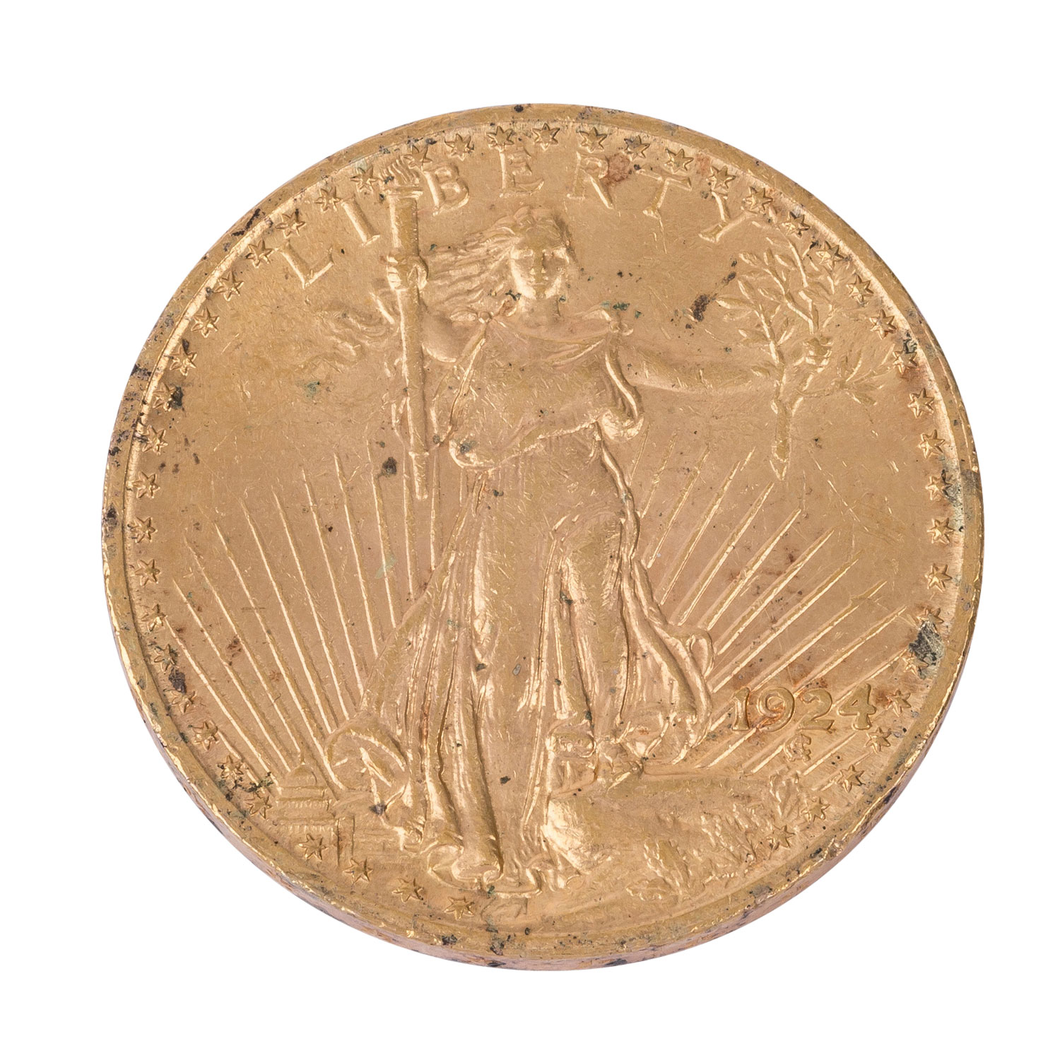 USA /GOLD - 20$ Double Eagle St. Gaudens 1924 - Image 2 of 2