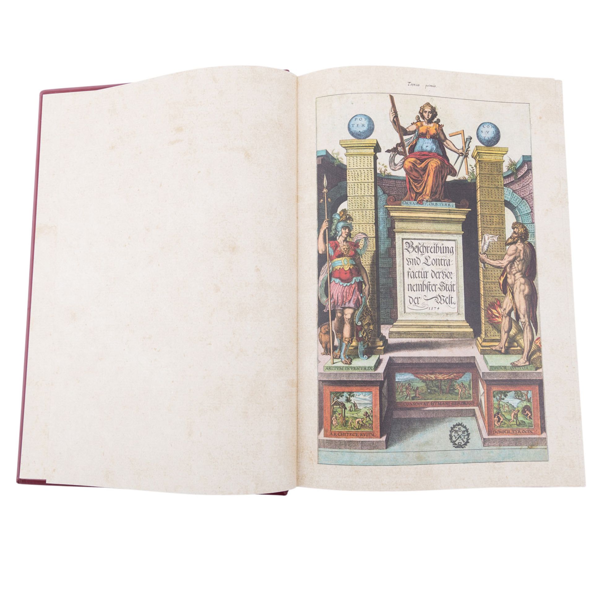 Faksimile "Beschreibung und Contrafactur der vornembster Stät der Welt 1574" - Image 2 of 5