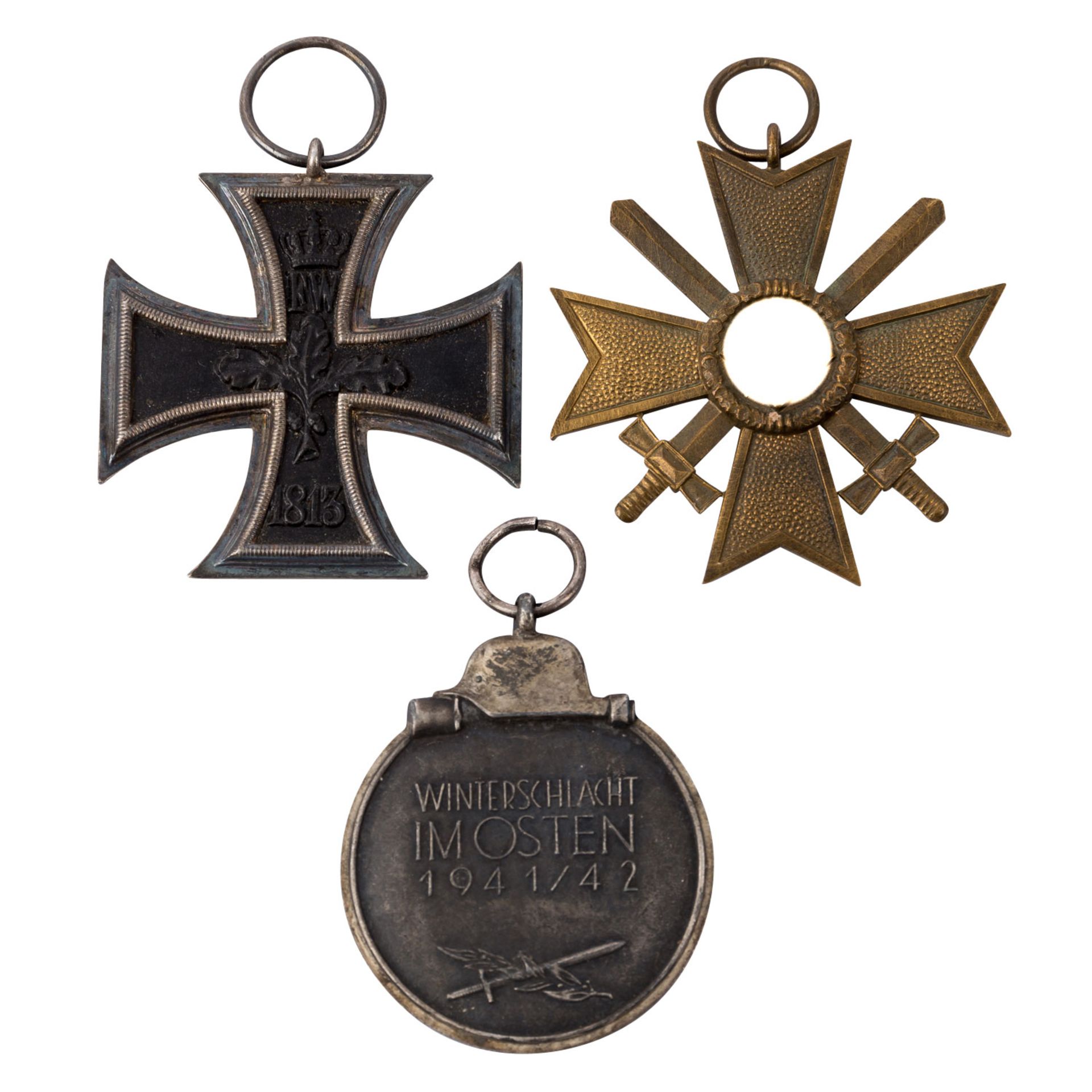 Preußen und Drittes Reich - Konvolut an Auszeichnungen mit Eisernem Kreuz, - Bild 2 aus 2