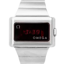 OMEGA Vintage seltene Time Computer 1 Digital Quartz Herren Armbanduhr.