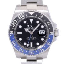 ROLEX GMT-Master II "Batman", Ref. 116710BLNR. Herren Armbanduhr.