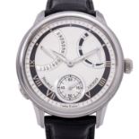 MAURICE LACROIX "Masterpiece Calendrier Retrograde" Ref. MP7268-SS001-310 aus 2010.