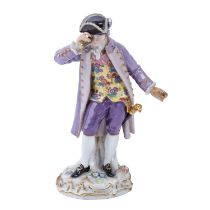 MEISSEN "Kavalier mit Fernrohr" 1850-1924