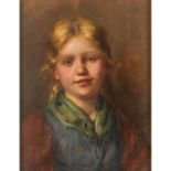 MÜLLER, ERNST EMMANUEL (1844-1915) "Bildnis eines Mädchens"