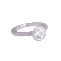 Ring mit Altschliffdiamant von 0,99 ct