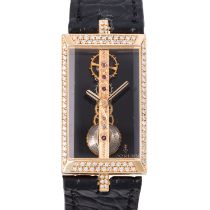 CORUM "Golden Bridge" Ref. 1315156 Armbanduhr von 1996.