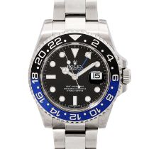 ROLEX GMT-Master II "Batman", Ref. 116710BLNR. Herrenuhr.