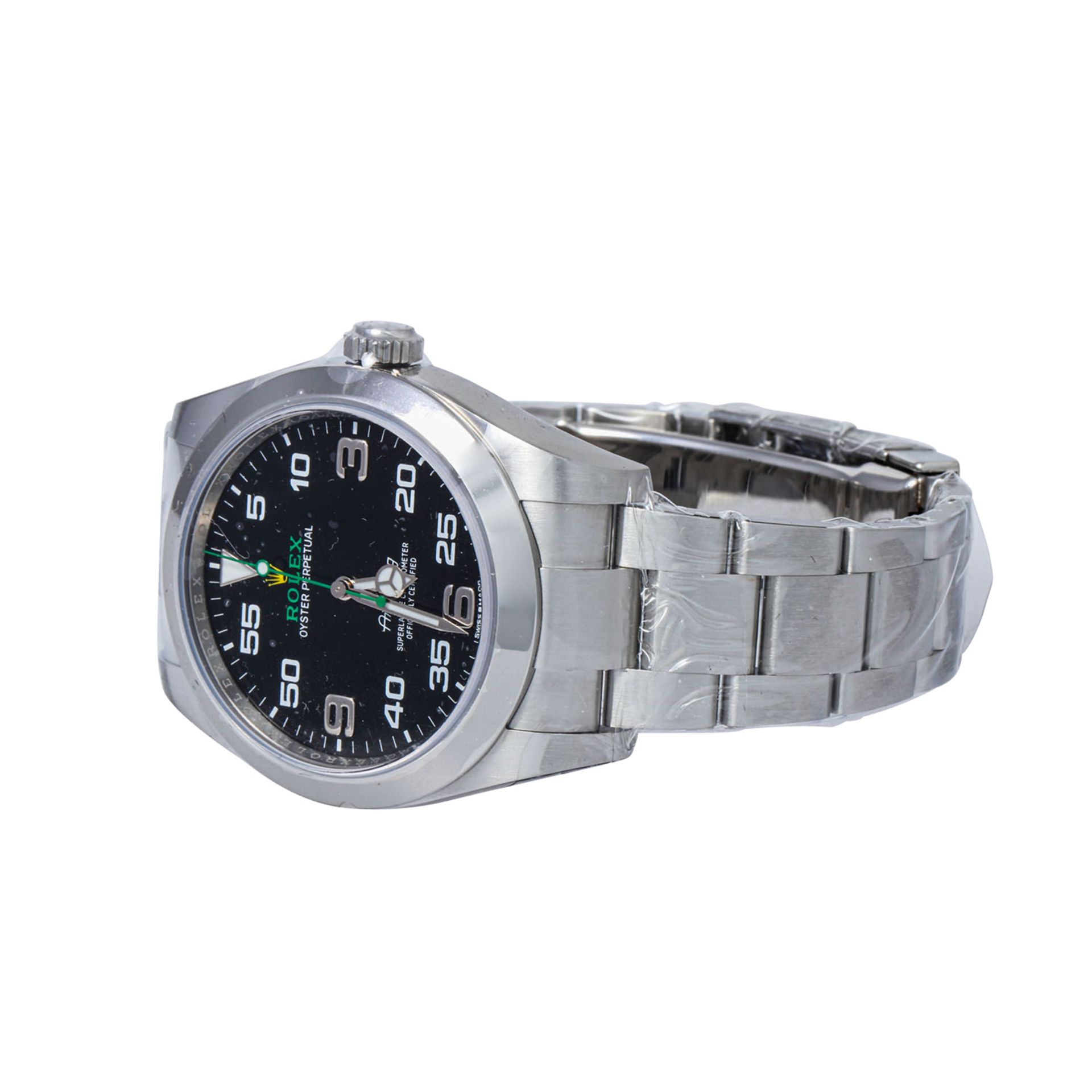 ROLEX Air King, Ref. 116900-0001. Armbanduhr. Eingestelltes Modell. - Bild 6 aus 7