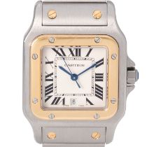 CARTIER Santos Ref. 187901 Herren Armbanduhr von 1989.