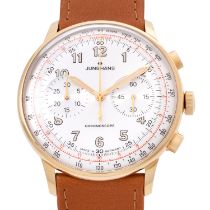 JUNGHANS Meister Chronoscope "Telemeter" Herren Chronograph, Ref. 027/5382. Full Set 2018.