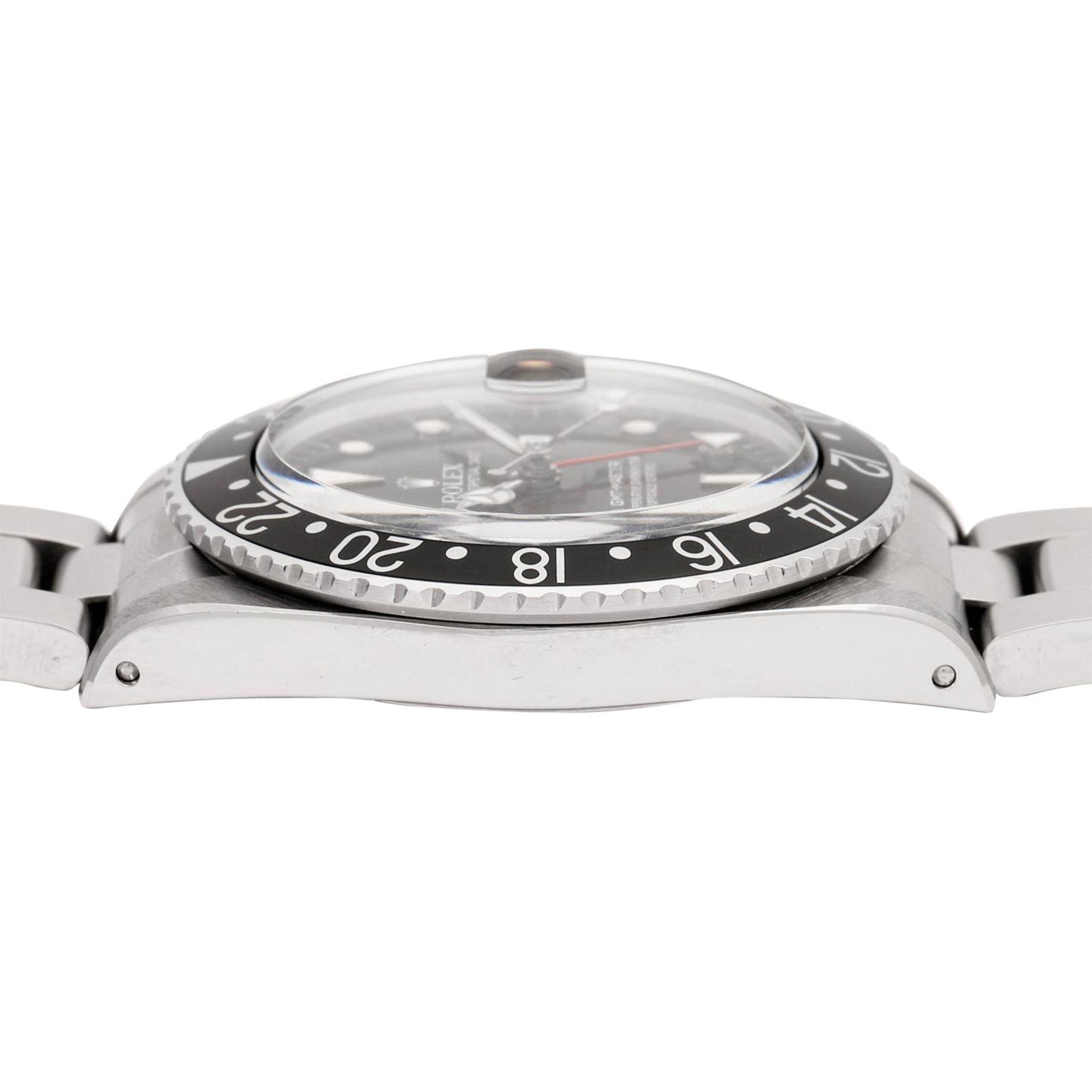 ROLEX Vintage GMT-MASTER "Stardust", Ref. 16750. Armbanduhr aus 1988. - Bild 4 aus 8