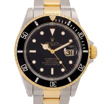 ROLEX Submariner Date "Two Tone", Ref. 16613. Armbanduhr.