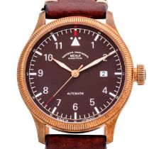 MÜHLE GLASHÜTTE Terrasport "Bronze" limitierte Herrenuhr, Ref. M1-45-08-LB. Aus 2020.