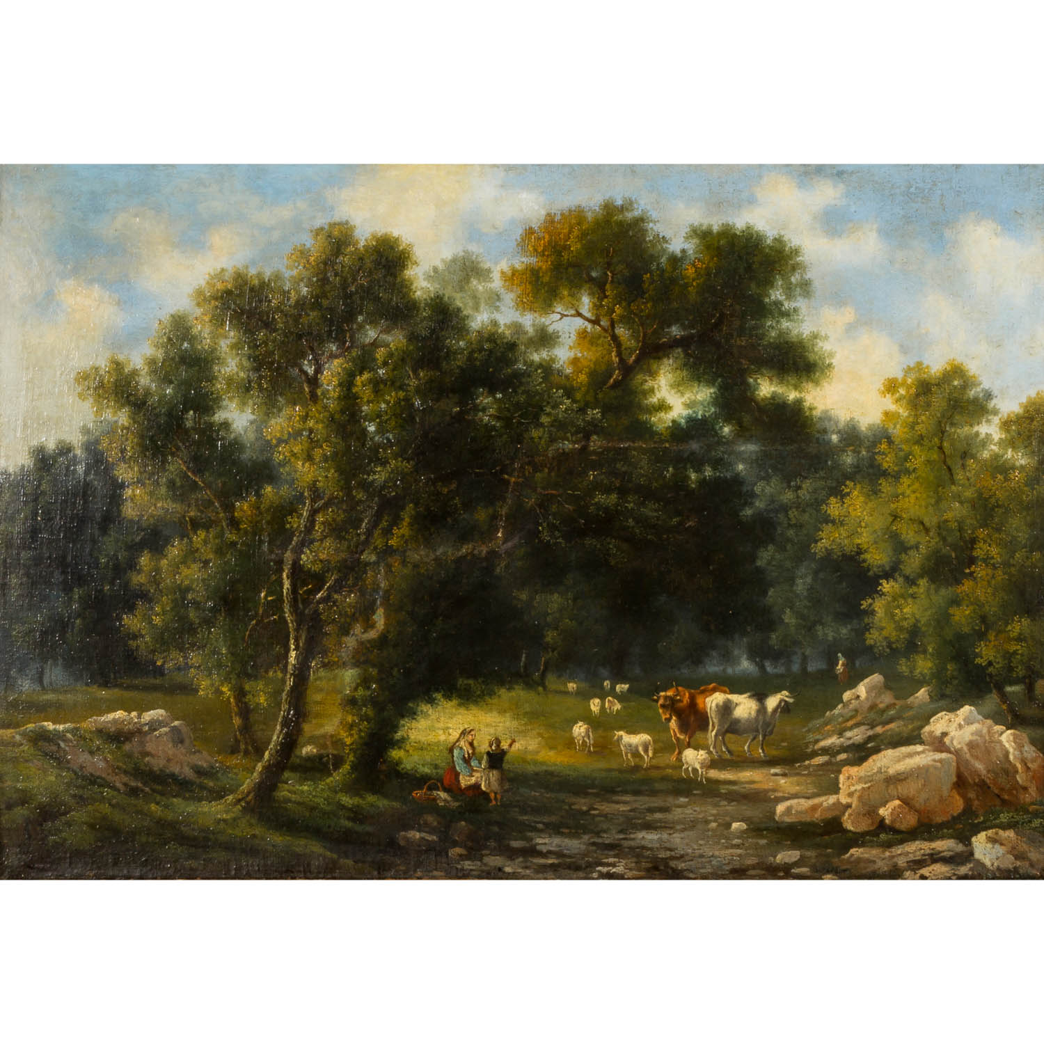 VAN DER AA, DIRK (ATRIBUTTIERT), 1731-1809, "Hirtenszene"
