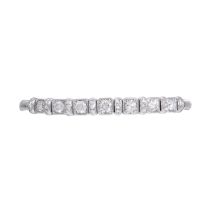 Armband mit Diamanten zus. ca. 2,8 ct,