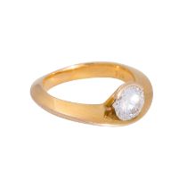 Solitairering mit Brillant von ca. 1,2 ct,