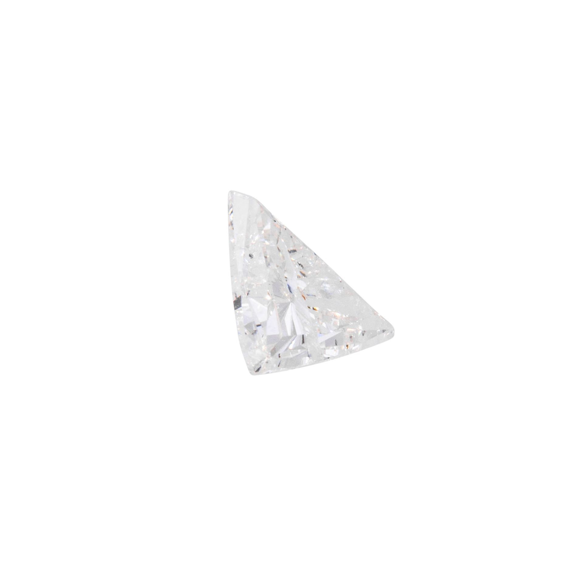 Loser Triangel-Diamant von ca. 1,05 ct,  - Bild 2 aus 2