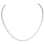 TIFFANY & CO Collier aus 128 Brillanten, zus. ca. 7,6 ct